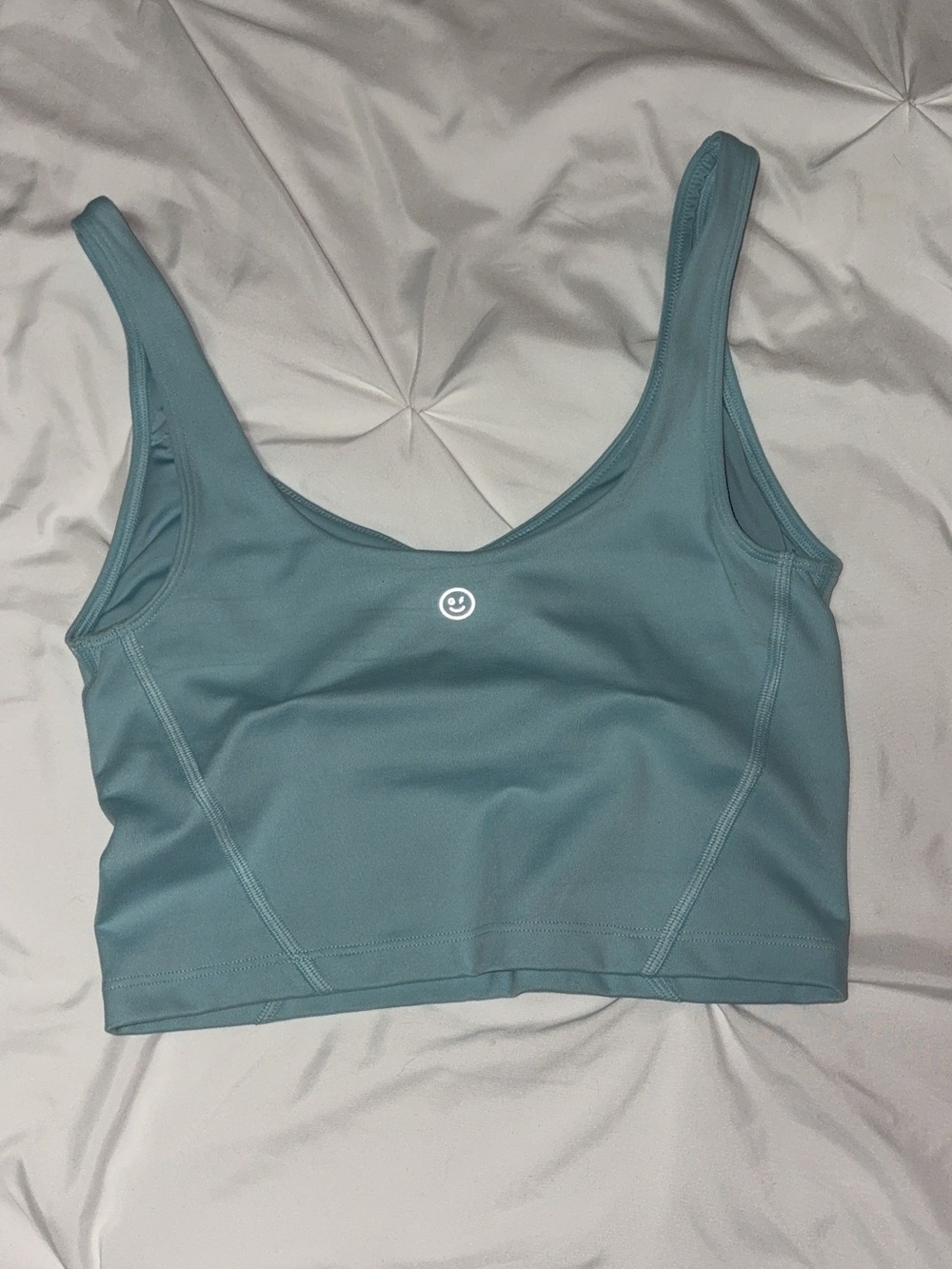 Gilly Hicks Seafoam Scoop Neck Crop Tank - Picture 2 of 3